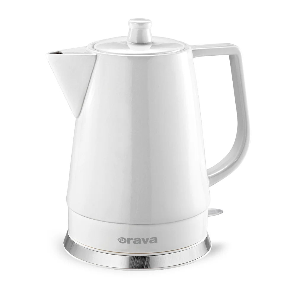 Orava Keramická konvice 1,5l, bílá