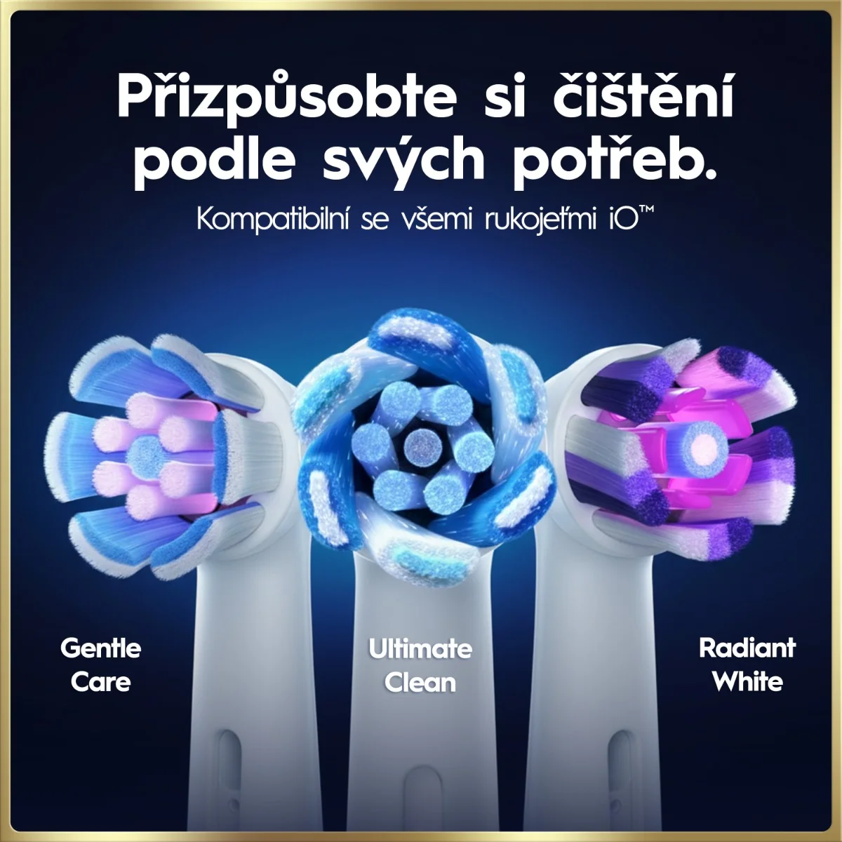 Oral-B iO9 Series Duo Black/Rose elektrický zubní kartáček 2 ks