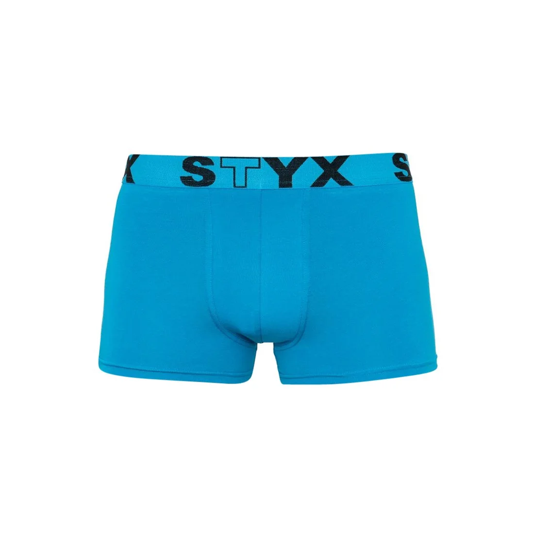Styx Pánské boxerky sportovní guma světle modré (G969) L 