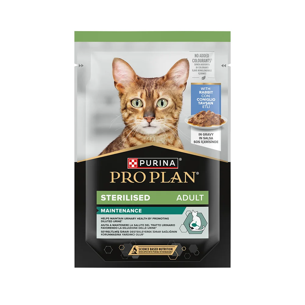 Purina Pro Plan Sterilised králík ve šťávě kapsička pro kočky 85 g