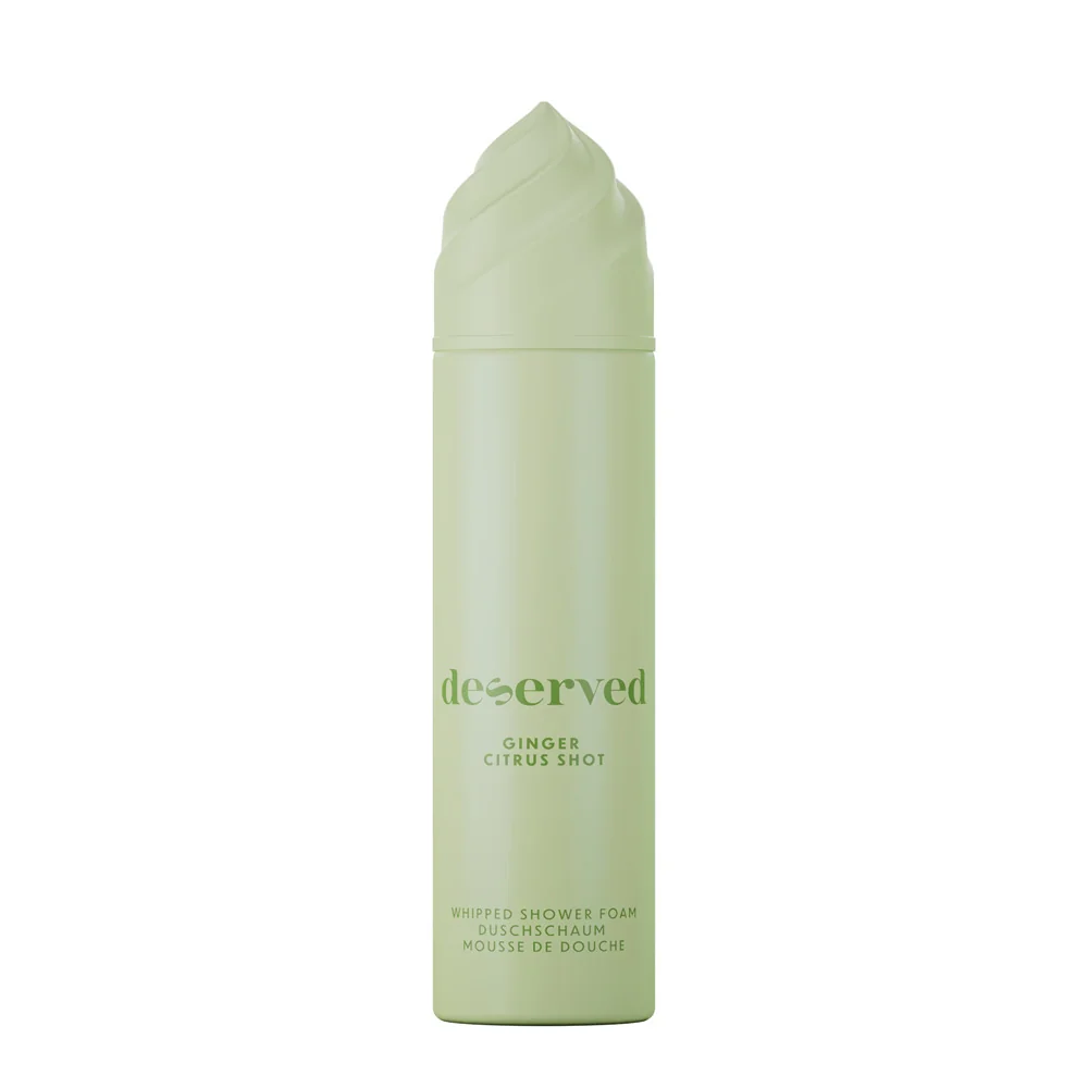 Deserved Whipped shower foam Ginger Citrus Shot sprchová pěna 250 ml