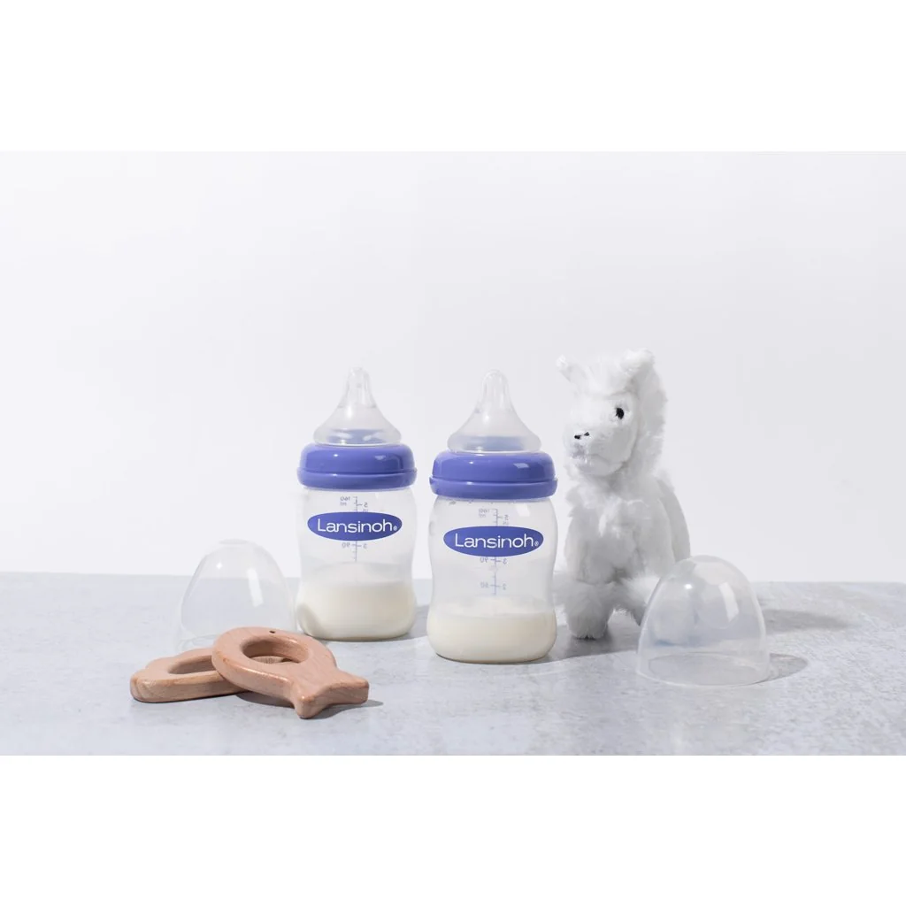 Lansinoh kojenecká láhev 240ml DUOPACK s NaturalWave TM savičkou (M)