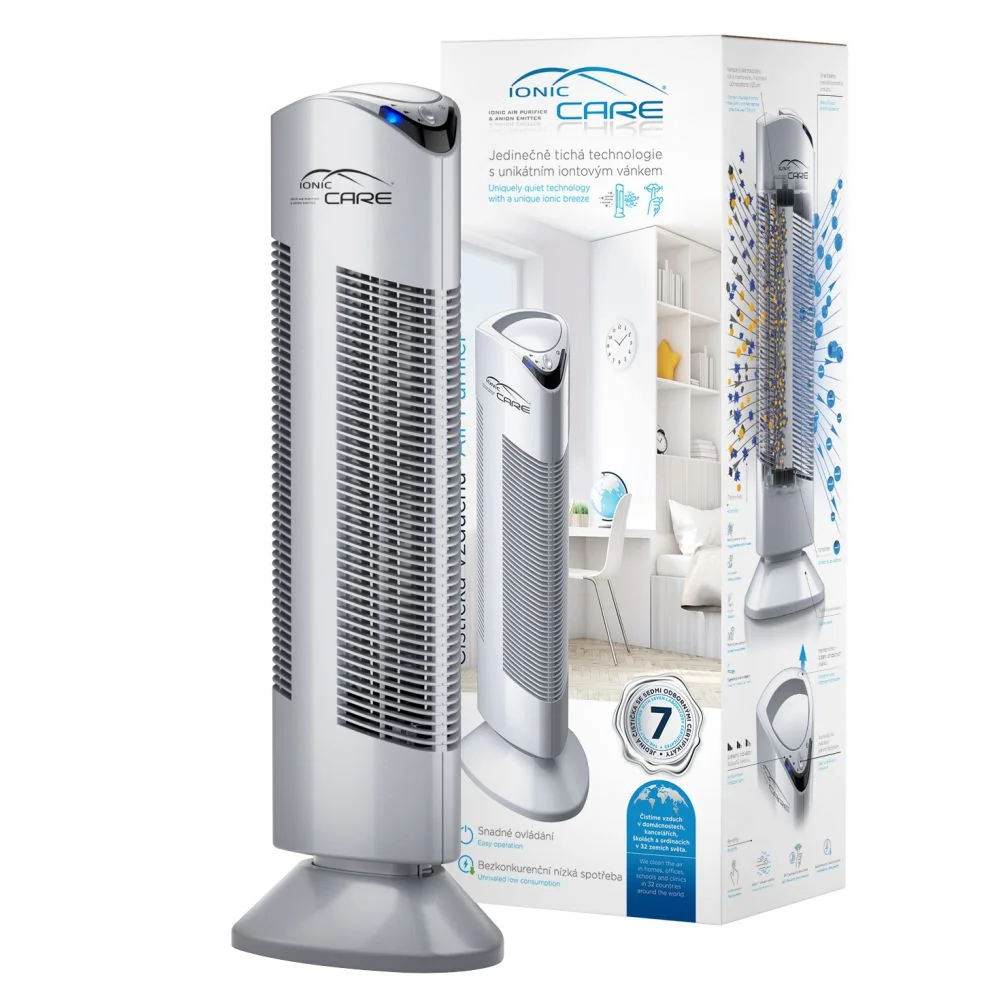 Ionic-CARE Triton X6 čistička vzduchu stříbrná