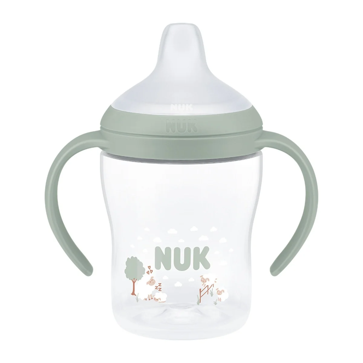 NUK Perfect Match Láhev na učení 6m+ 150 ml 1 ks sheep
