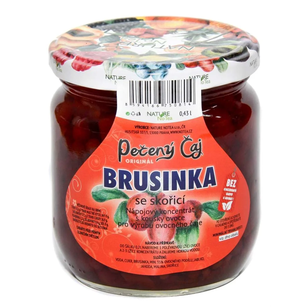 Nature Notea Čaj pečený Brusinka se skořicí 430 ml