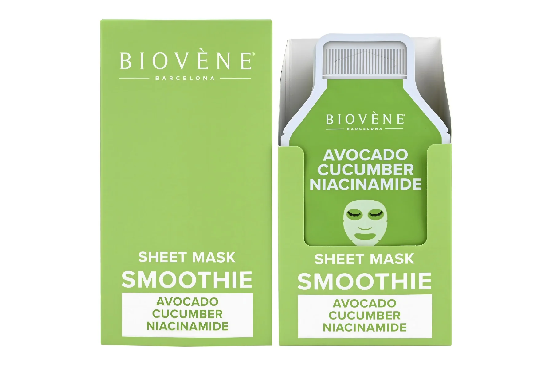BIOVÉNE Avocado + Niacin Dewy-Moist plátýnková maska 25 ml
