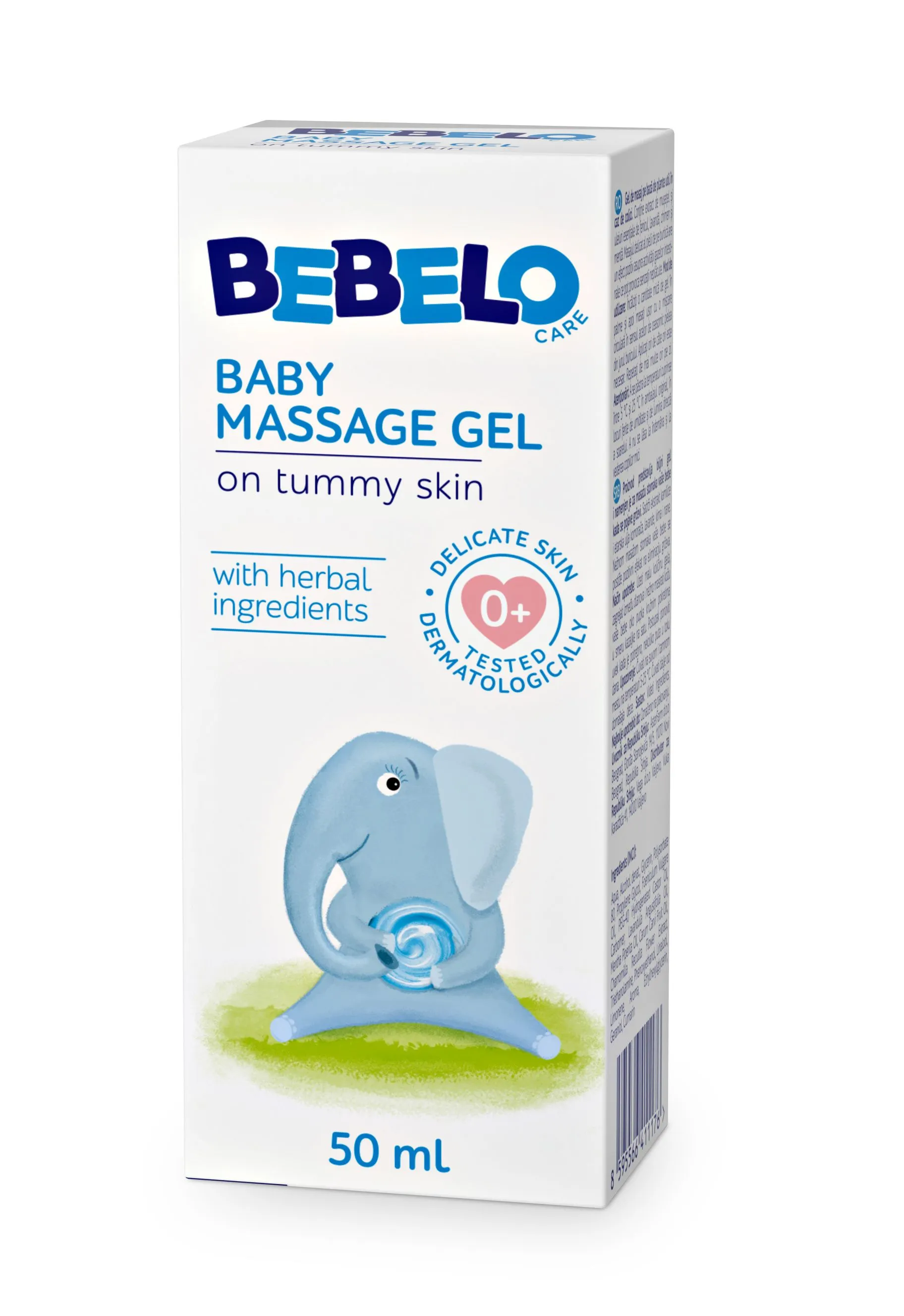 BEBELO Baby massage gel masážní gel 50 ml
