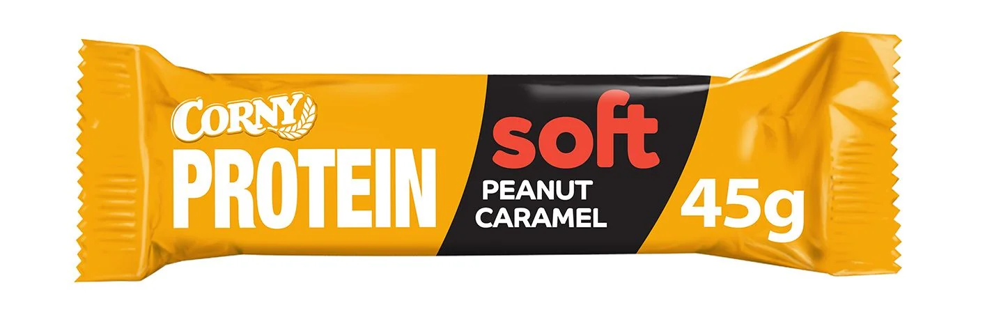 Corny Protein SOFT arašídy-karamel 45 g