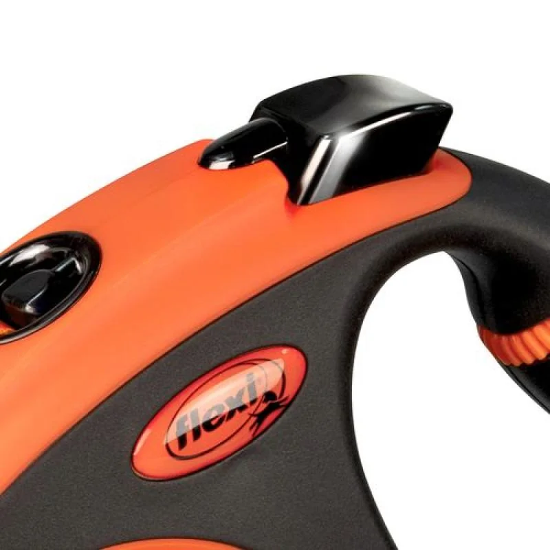 Flexi Vodítko Xtreme páska L oranžové 8m