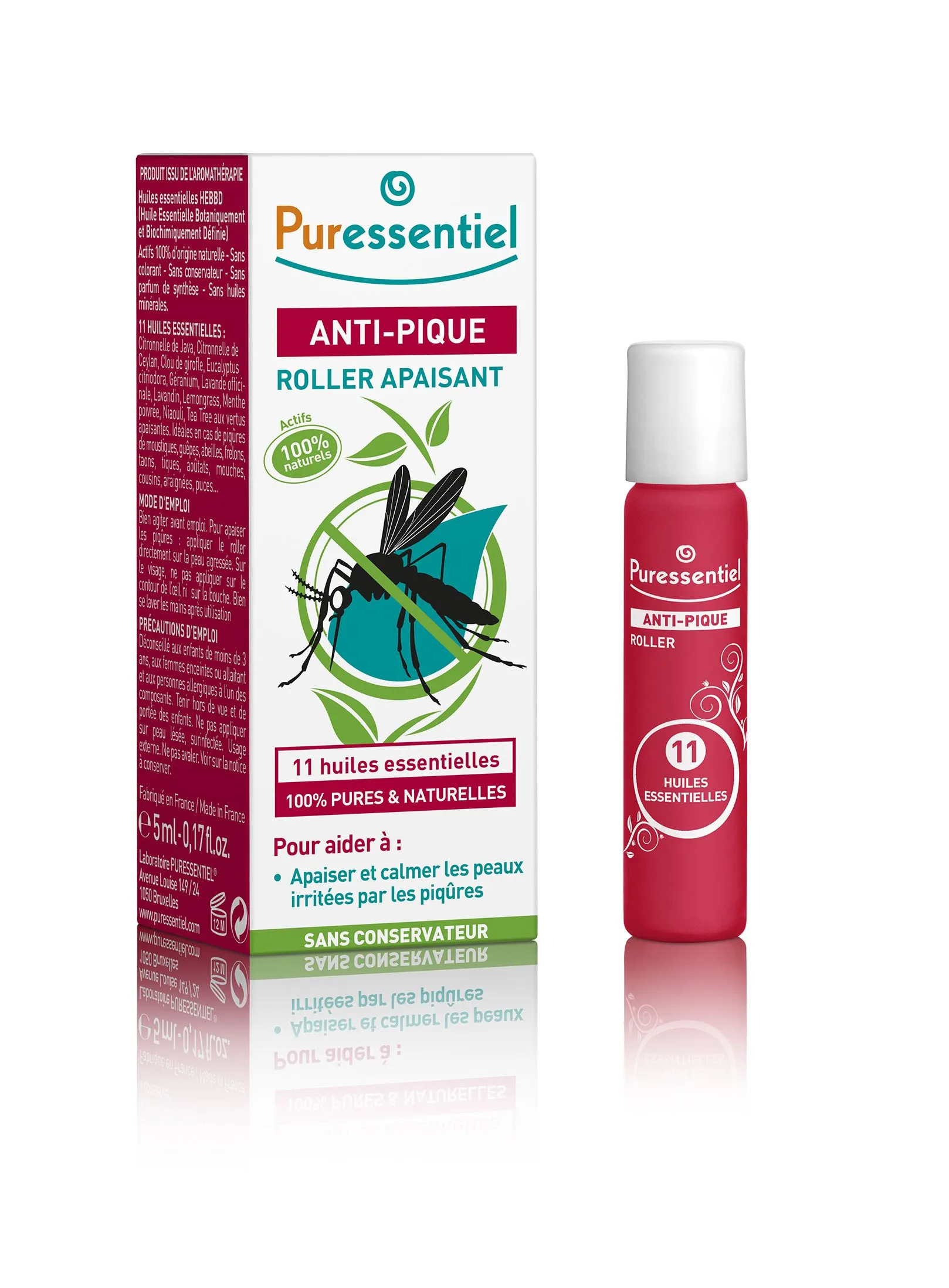 PURESSENTIEL Roller na bodnutí hmyzem 5 ml