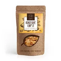 NATU Kokosové chipsy BIO slaný karamel