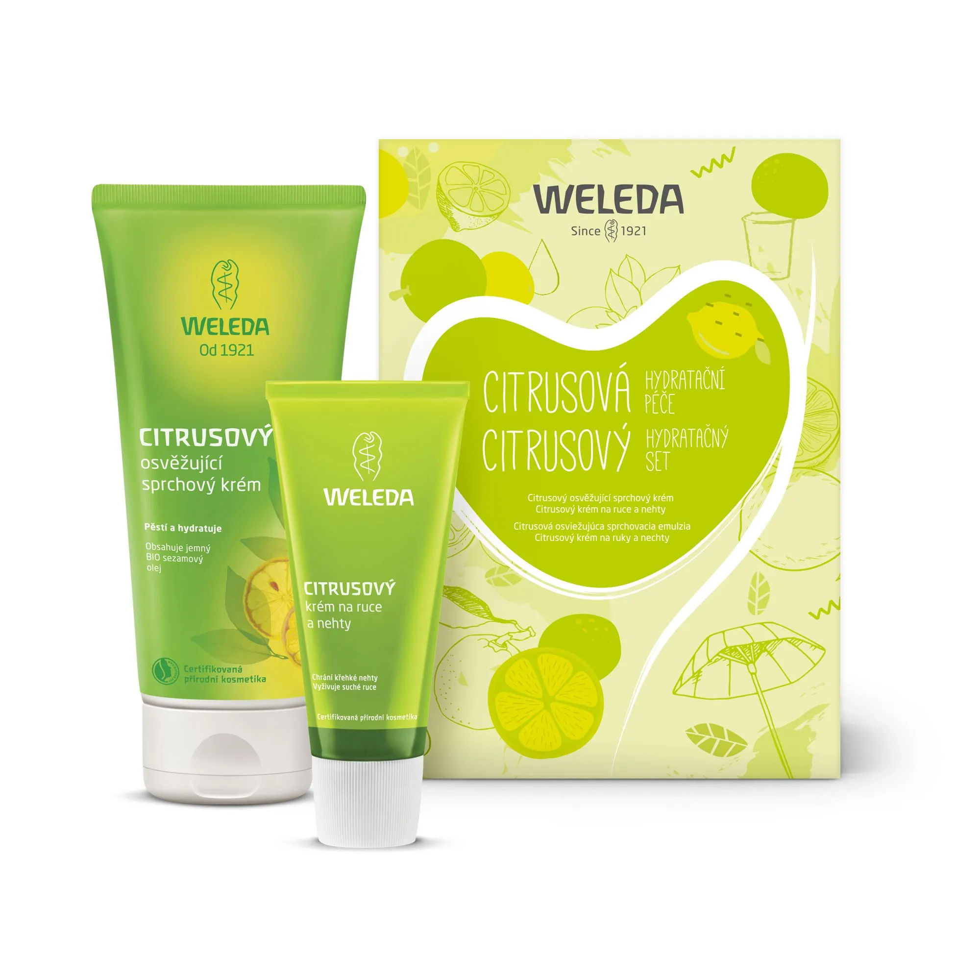 Weleda SET Citrusová hydratační péče 