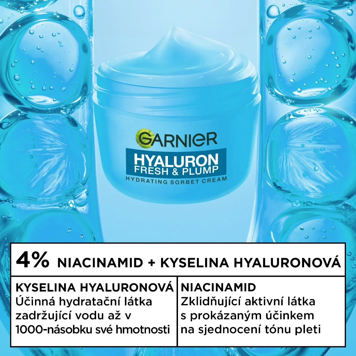 Garnier Hyaluron hydratační sorbet krém 85 ml