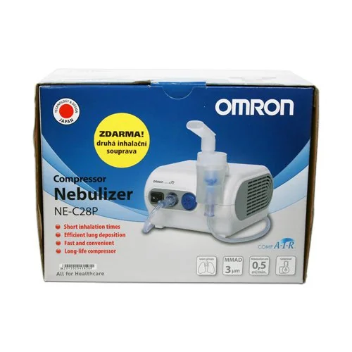 Omron C28P kompresorový inhalátor + druhá inhalační souprava ZDARMA