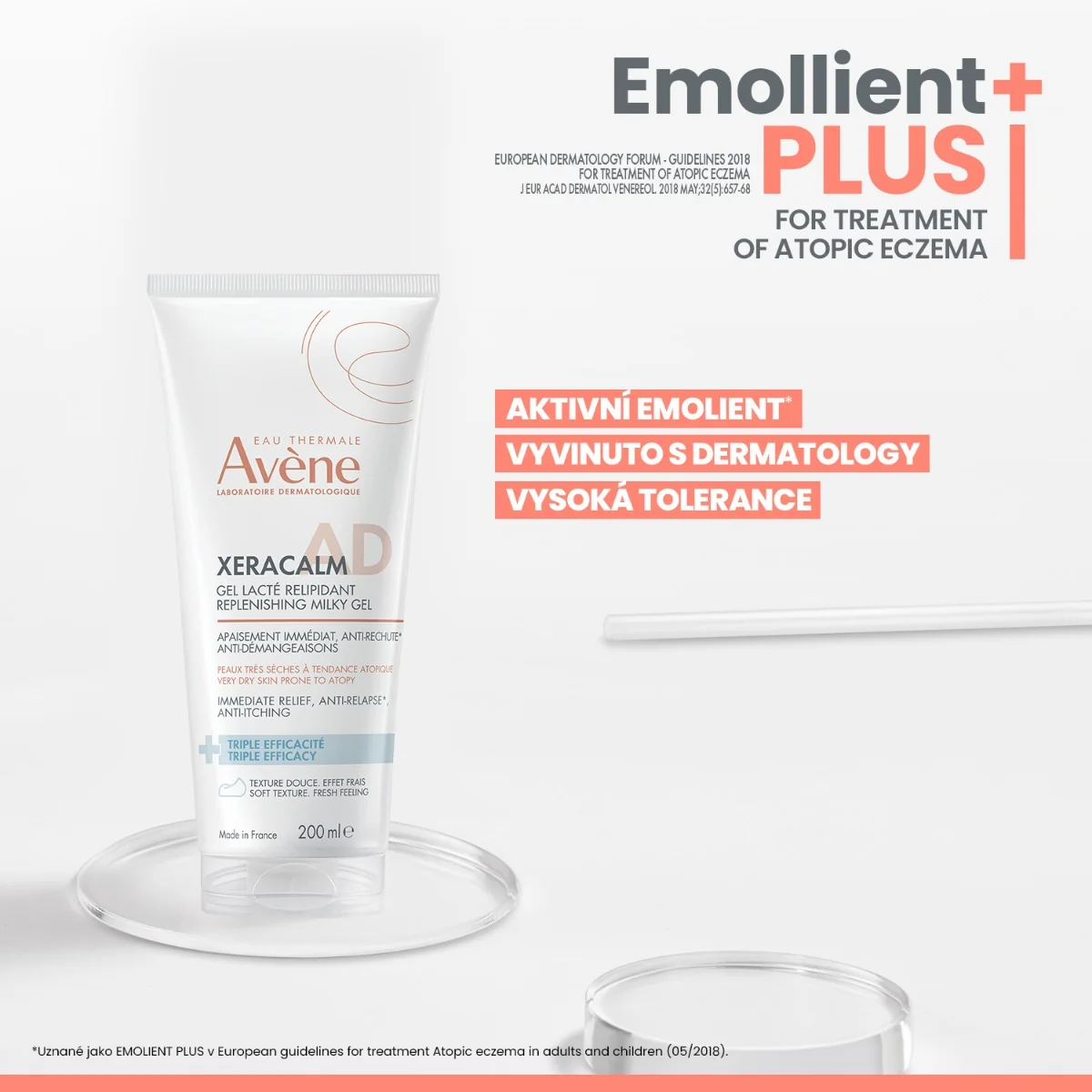 Avène Xeracalm AD relipidační mléčný gel 200 ml