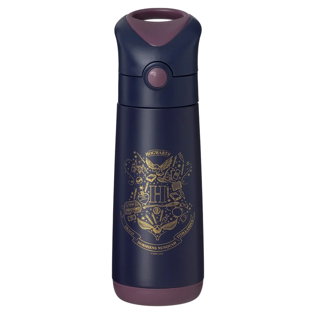 B.BOX Termoska na pití s brčkem 500 ml - Harry Potter