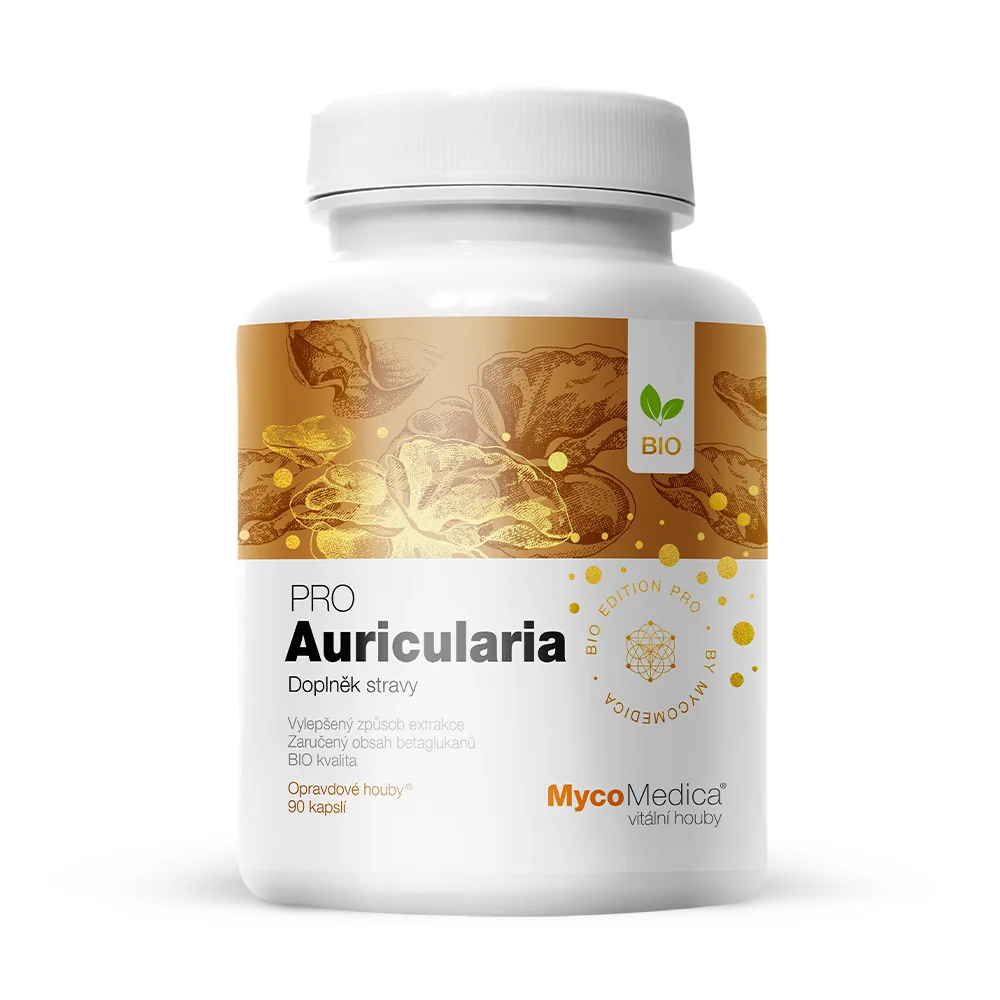 MycoMedica PRO Auricularia 90 kapslí