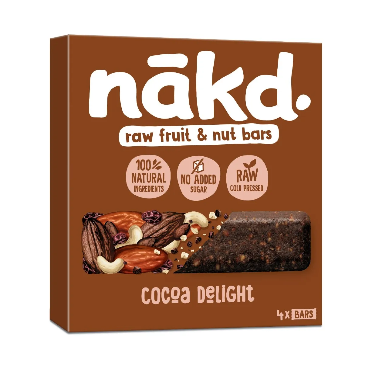 Nakd Tyčinka Cocoa Delight 4x35 g