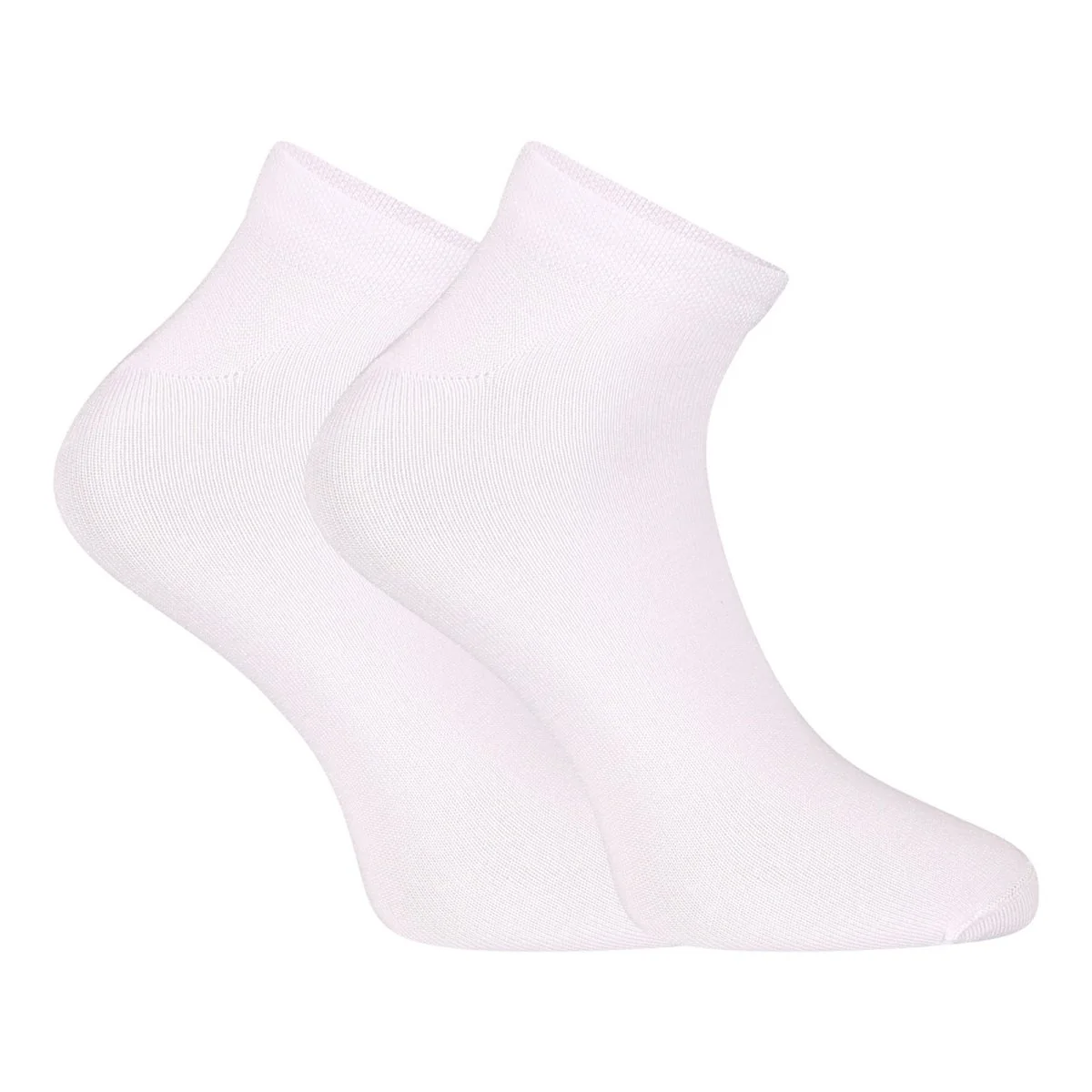 Nedeto 3PACK ponožky nízké bambusové bílé (3PBN02) S
