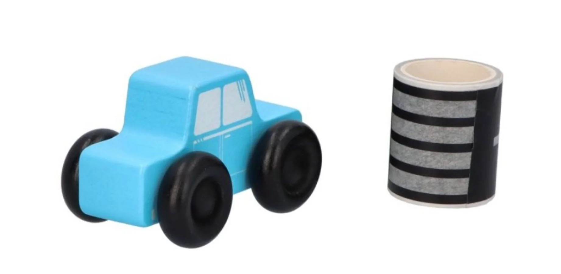 Adam Toys Balanční deska s plstěným povrchem a autíčkem