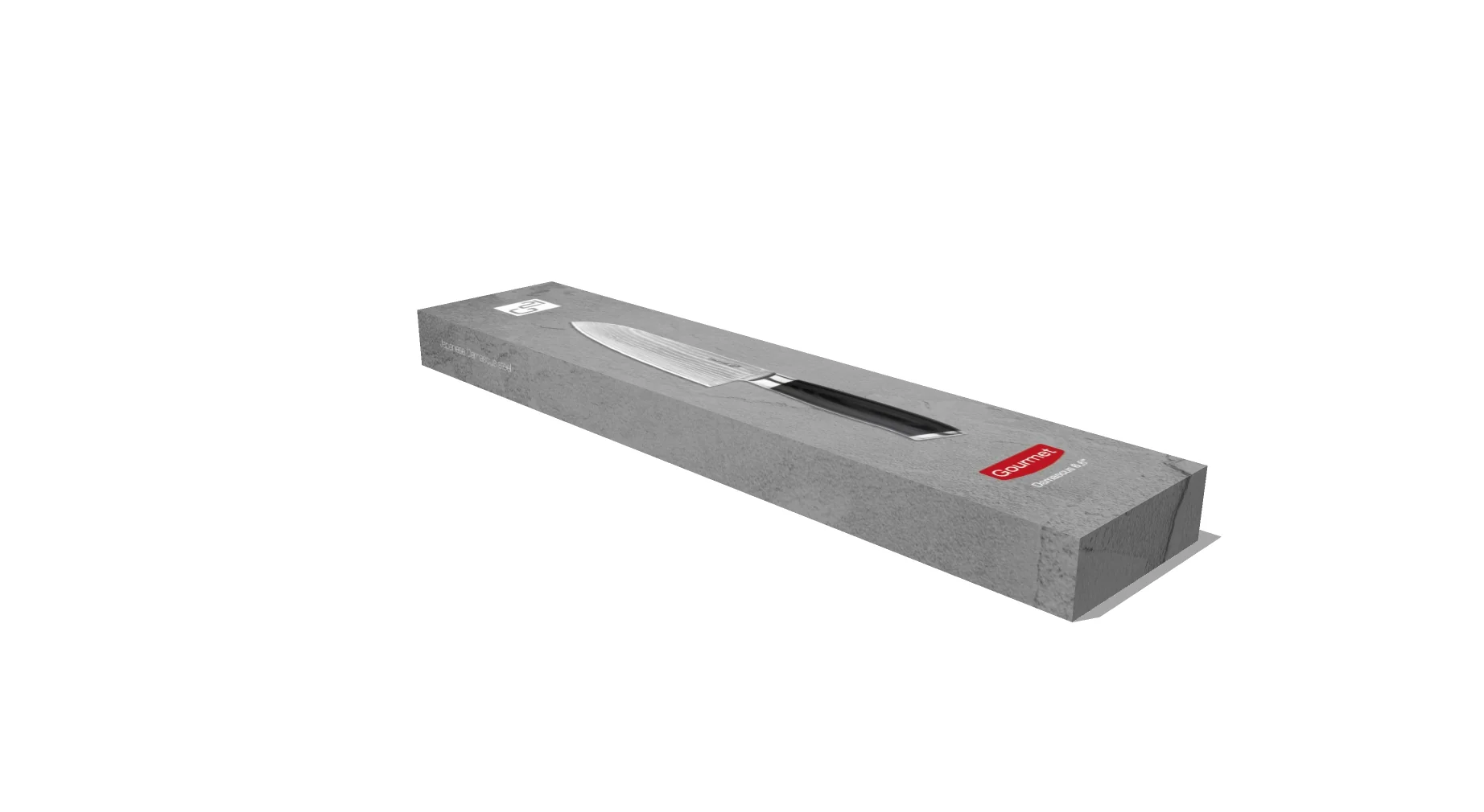 G21 Nůž Gourmet Damascus 17 cm, Santoku