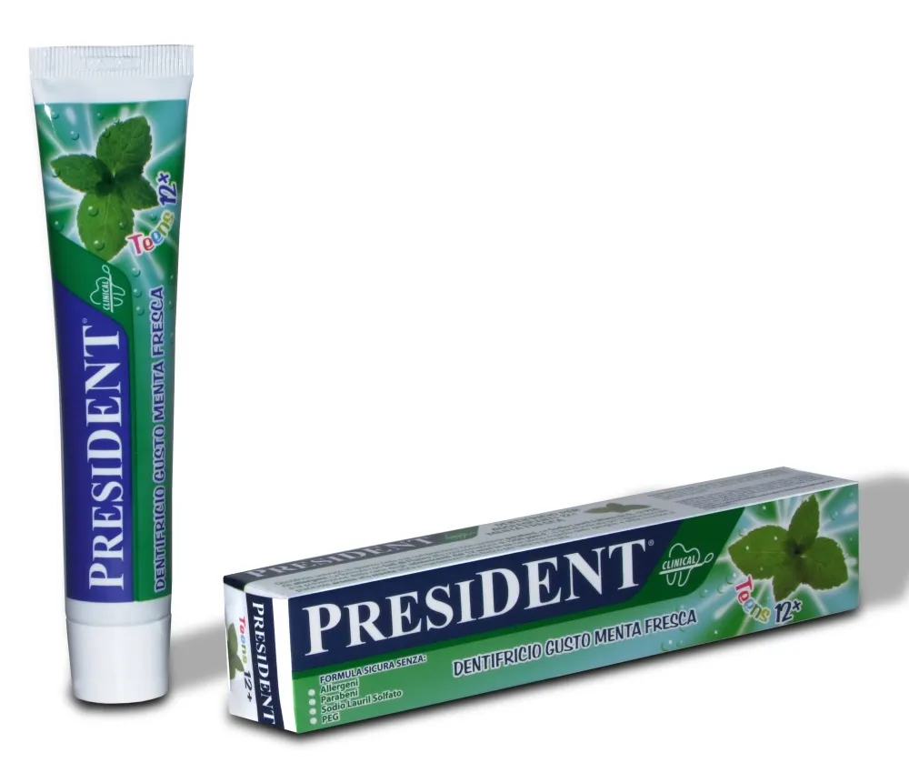 President Teens Fresh mint zubní pasta 50 ml