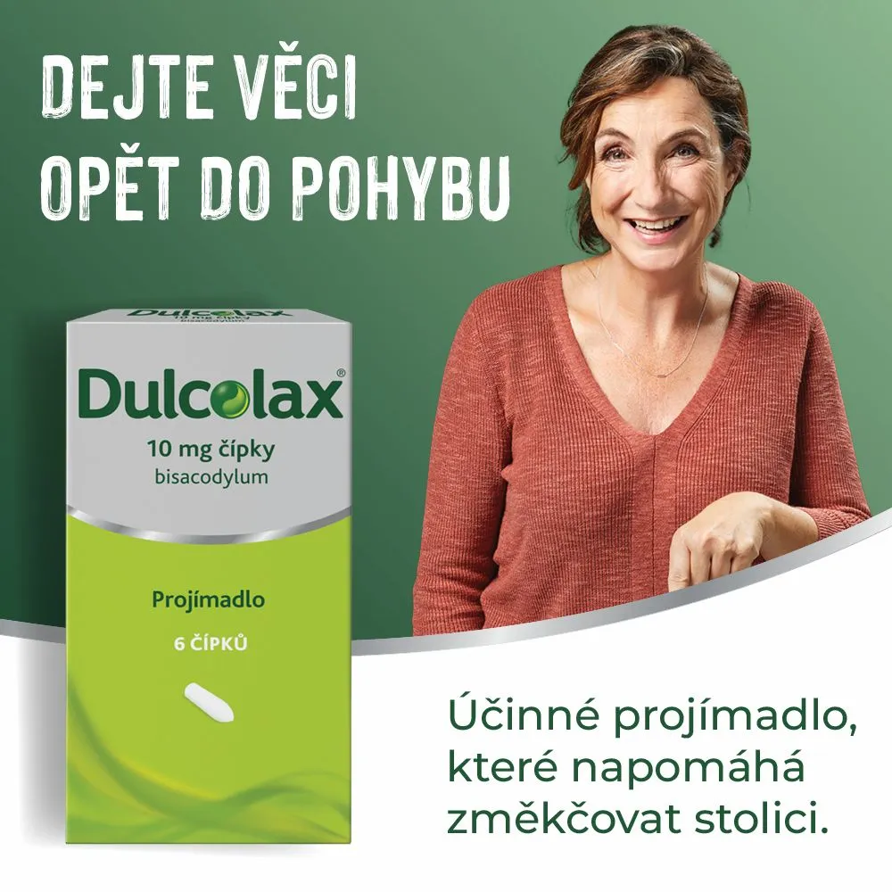 Dulcolax 10 mg 6 čípků