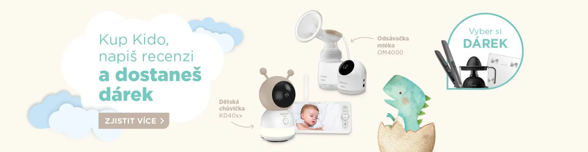 Concept KIDO KD4000 Digitální video chůvička s kamerou 