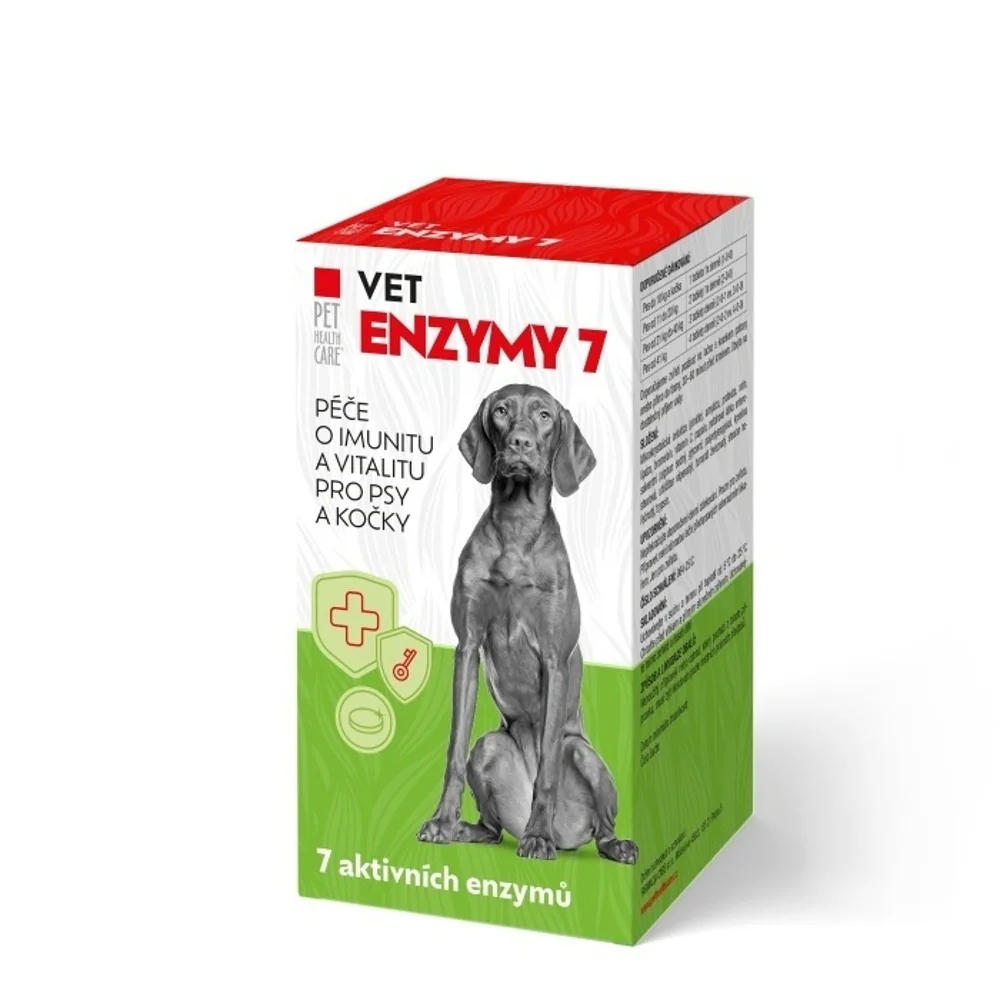 Pet health care VET ENZYMY 7 Péče o vitalitu a imunitu 100 tablet