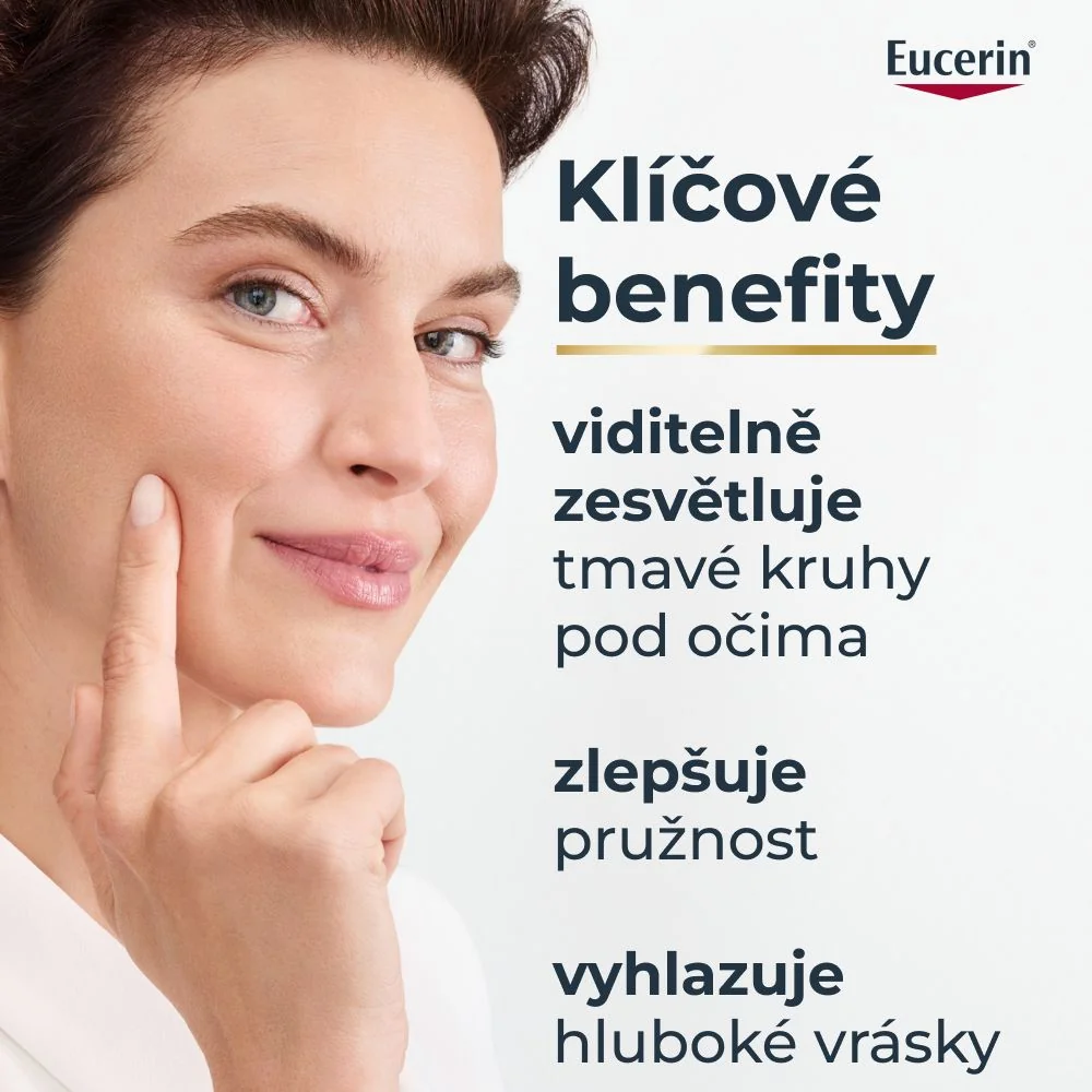 Eucerin Hyaluron-Filler + Elasticity SPF20 oční krém proti vráskám 15 ml