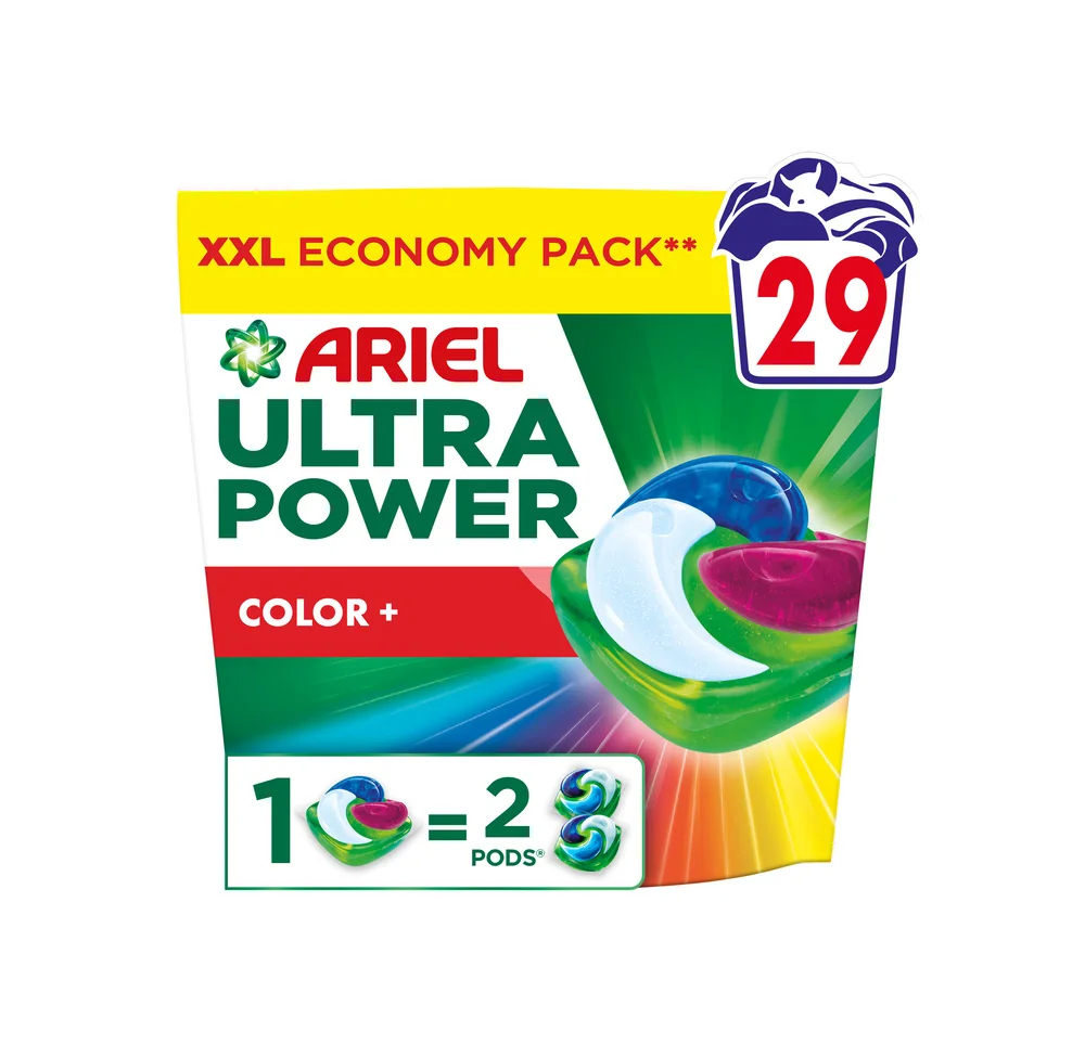 Ariel Ultra Power Pods Color+ kapsle na praní 29 ks