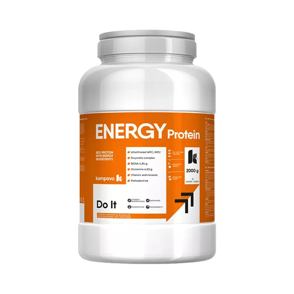 KOMPAVA ENERGY Protein - vanilka 2000g