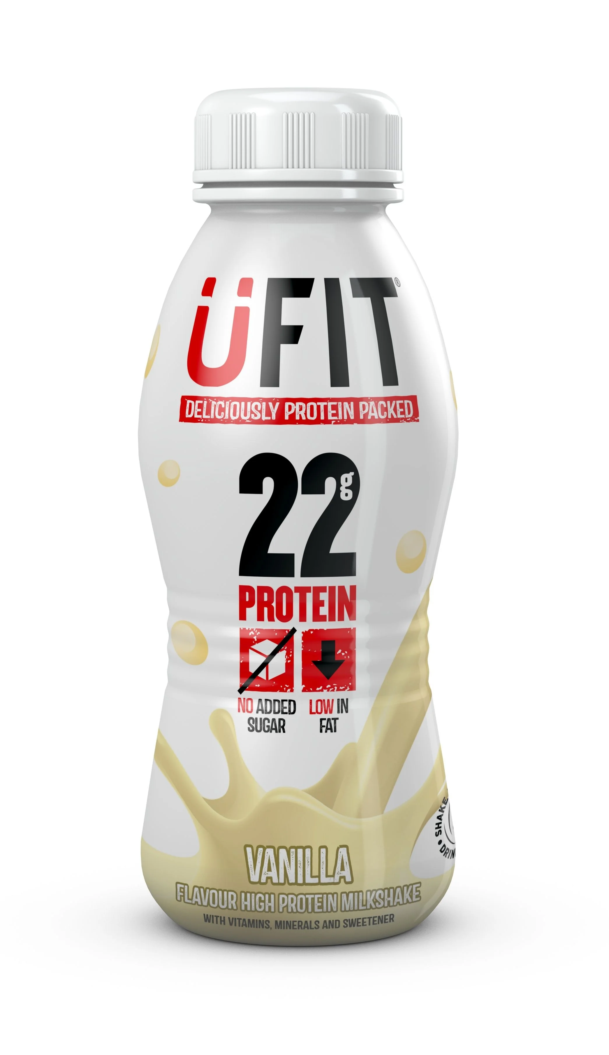 ÜFIT Proteinový nápoj 22g protein 310 ml vanilka