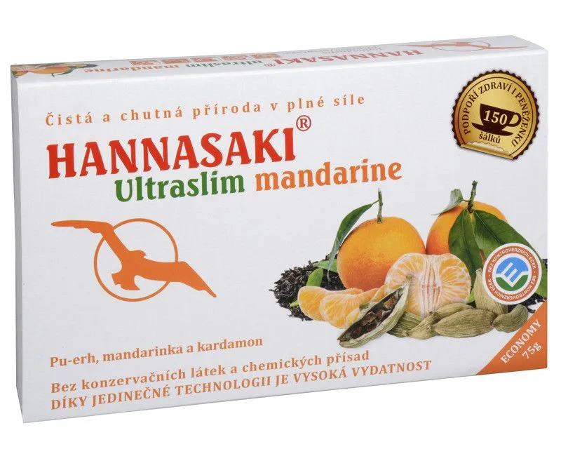 Hannasaki Ultraslim Mandarine sypaný čaj 75 g