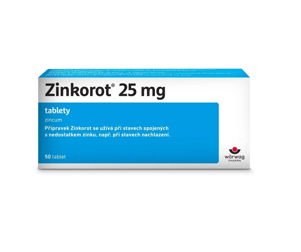 Zinkorot 25 mg 50 tablet