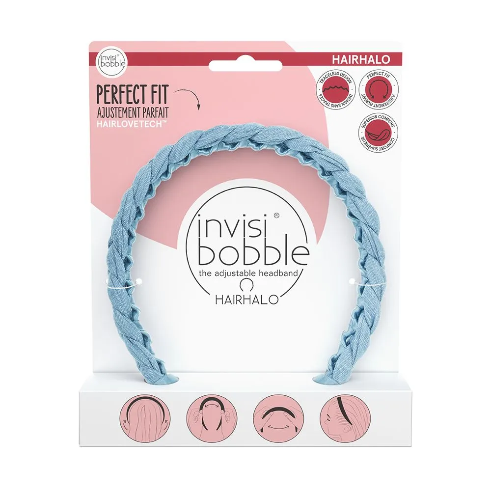 Invisibobble HAIRHALO Miss Denim čelenka 1 ks