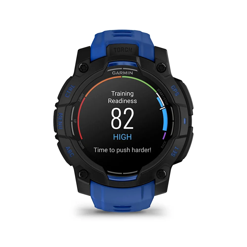 Garmin Instinct 3 AMOLED 45 mm chytré hodinky Black/Blue