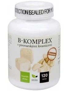 Natural Medicaments B-komplex s pivovarskými kvasnicemi Premium 120 tablet