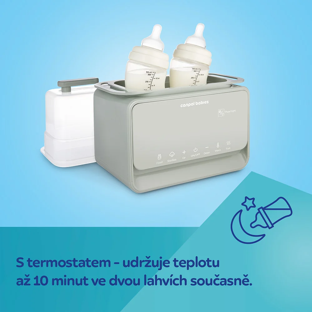 Canpol babies Ohřívač a sterilizátor lahví 7v1
