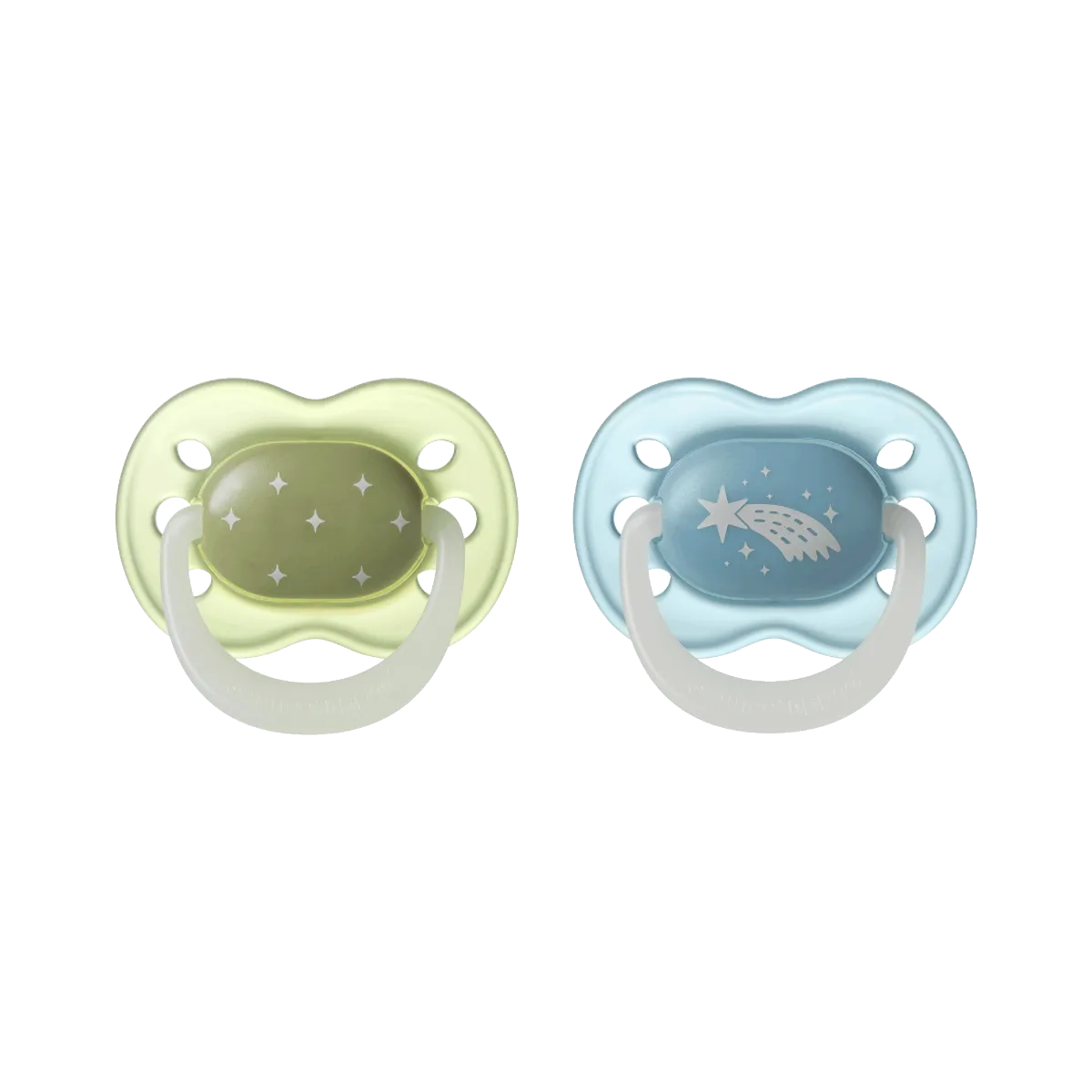 Tommee Tippee SIlikonový dudlík Night 0-6m 2 ks více barevných variant