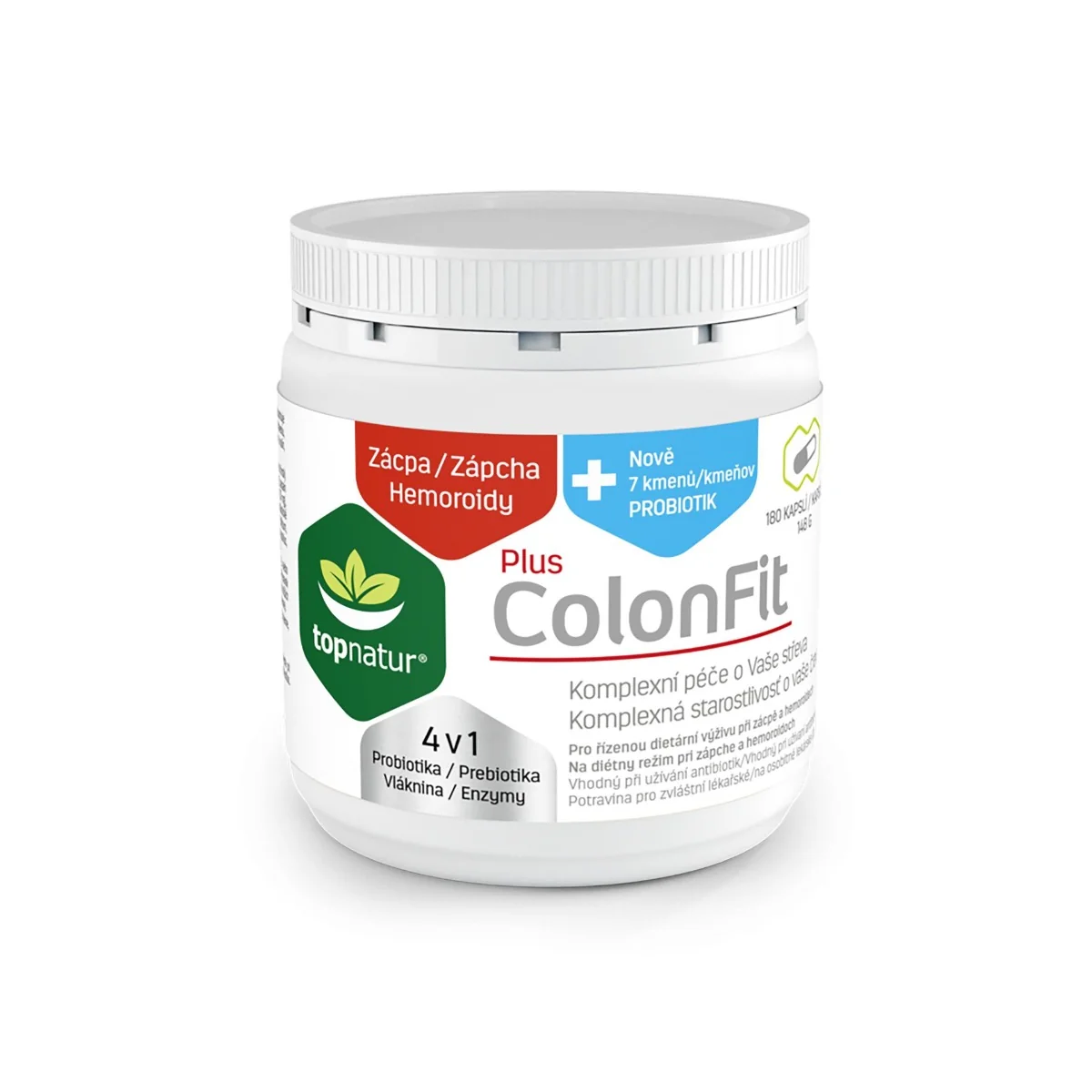 Topnatur Colonfit Plus 180 kapslí