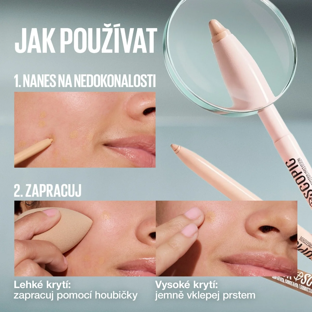 Maybelline Fit me Microscopic 15 Fair korektor 0,28 g