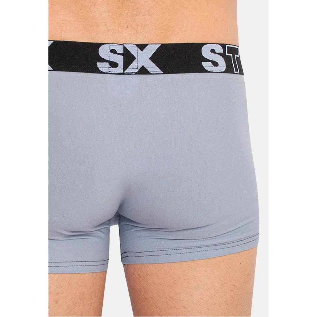 Styx Pánské boxerky sportovní guma světle šedé (G1067) L