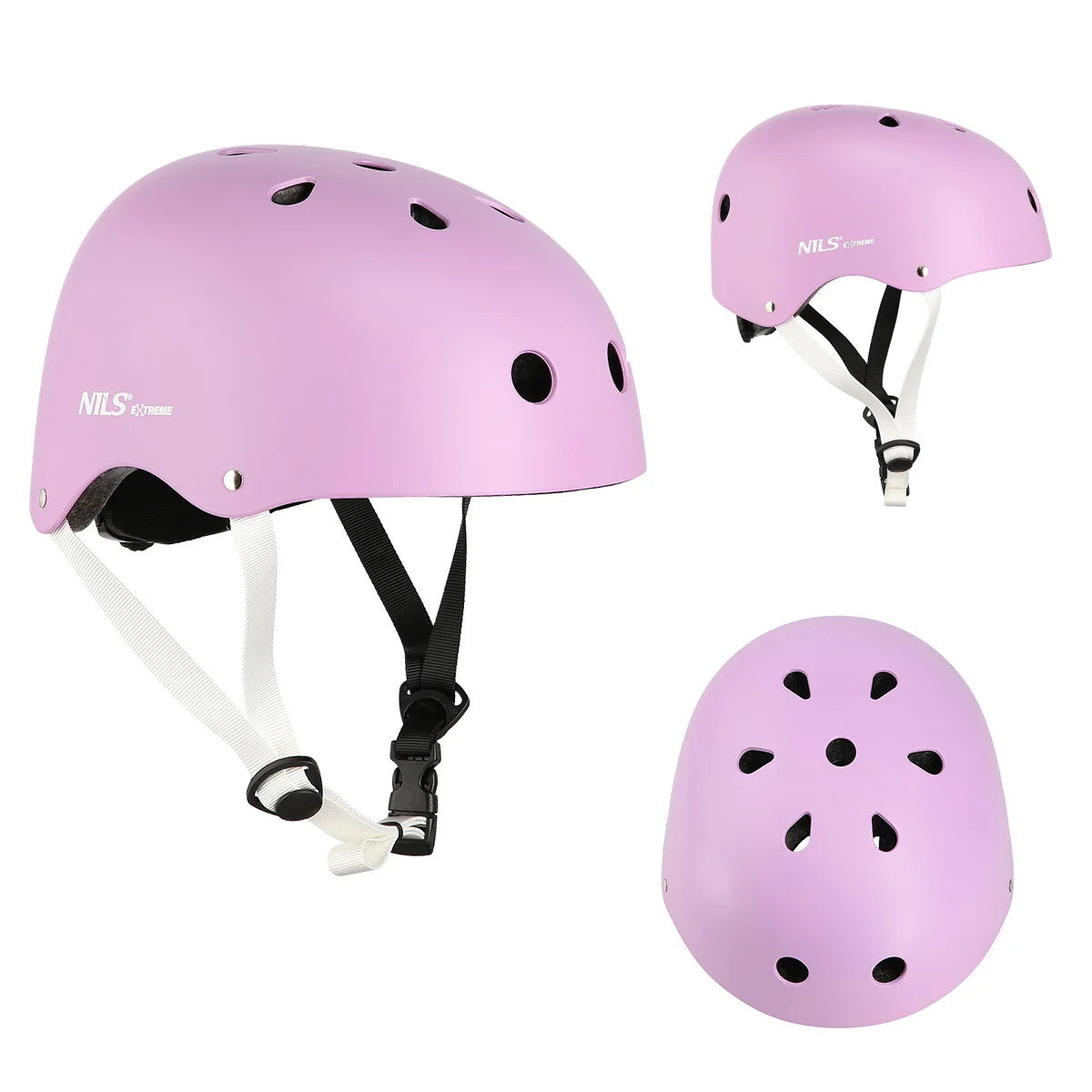 NILS EXTREME Helma MTW001 fialová Velikost: M(55-58cm)