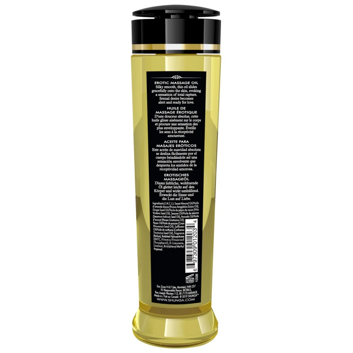 Shunga Stimulation masážní olej broskev (240 ml)