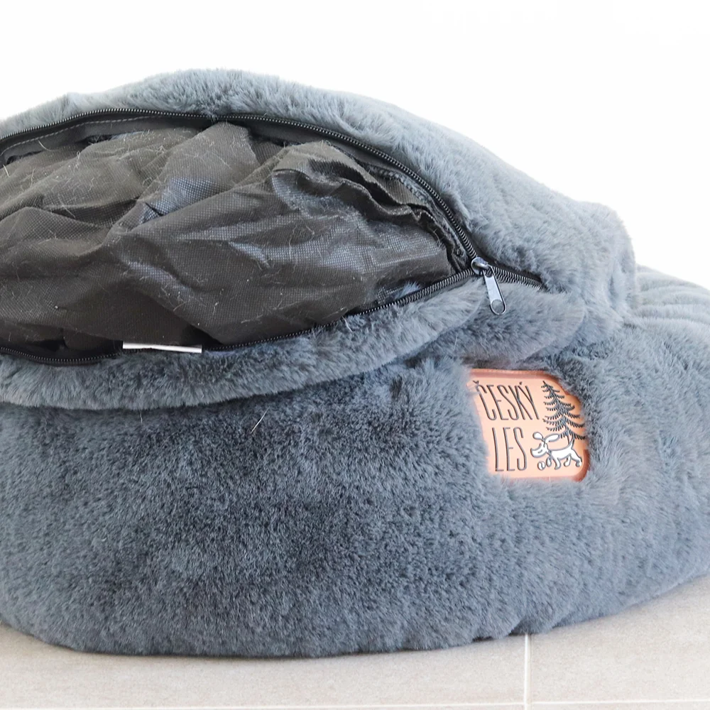 Akinu ČESKÝ LES plyšový donut béžový XS 45 cm