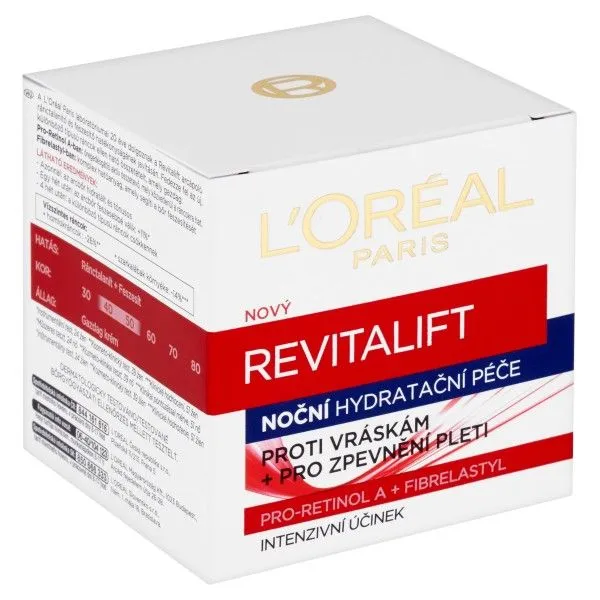Loréal Paris Revitalift Noční hydratační péče proti vráskám 50 ml