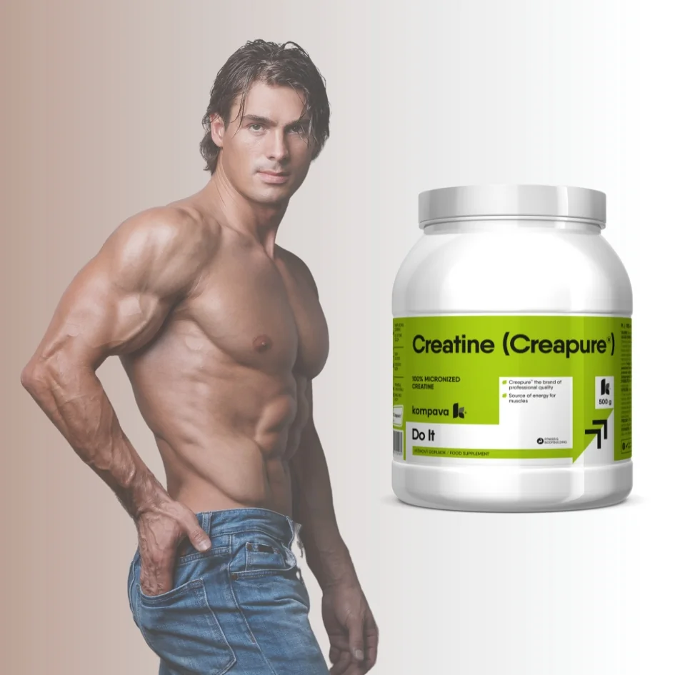 KOMPAVA Kreatin prášek Creatine Creapure 500g bez příchuti 