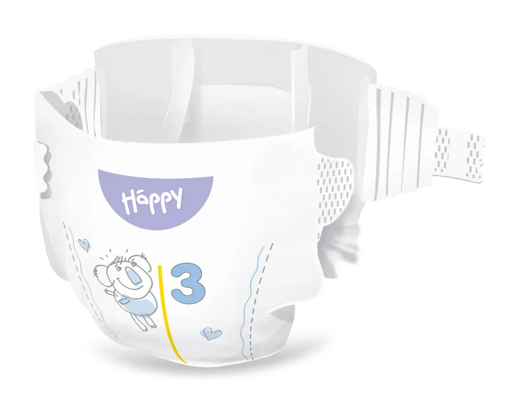 Bella Baby Happy Soft&Delicate 3 Midi 5–9 kg dětské pleny 50 ks