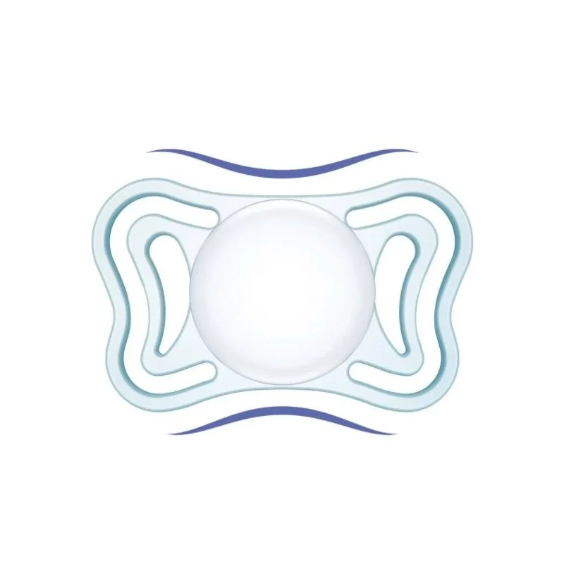 Chicco Dudlík Physio Light silikonový noční 16-36m, 2ks